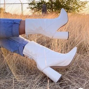 White booties